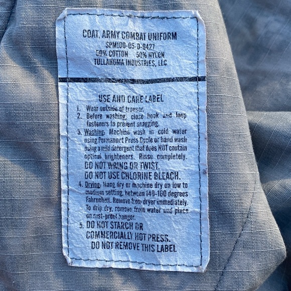 Coat US Army combat uniform digi camo small regular Tullahoma ind camouflage - Picture 7 of 16